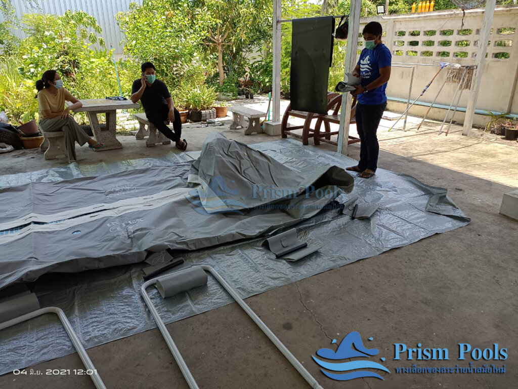 สระว่ายน้ำ intex Prism Oval 16.6 - 37