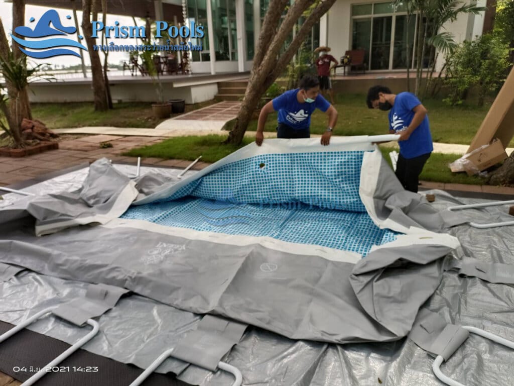 สระว่ายน้ำ intex Prism Oval 16.6 - 30