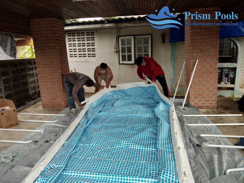 สระว่ายน้ำ intex Prism Oval 16.6 - 20
