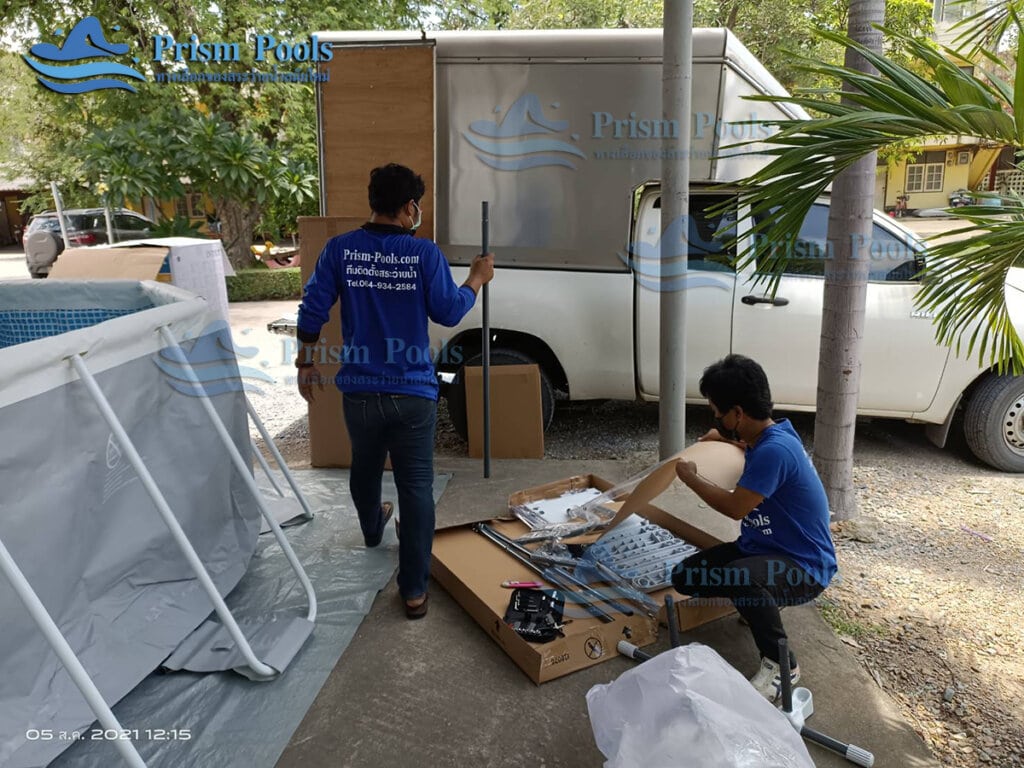 สระว่ายน้ำสำเร็จรูป INTEX Prism Oval 20 ฟุต รุ่น 26798 - 64