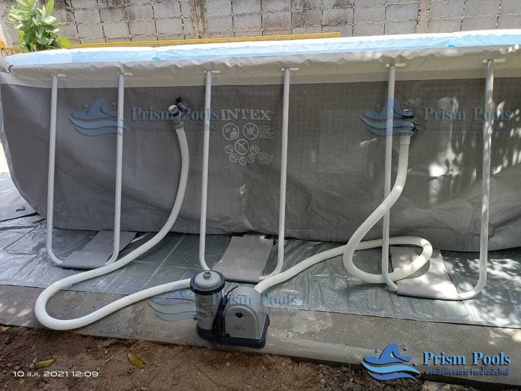 สระว่ายน้ำสำเร็จรูป INTEX Prism Oval 16.6 ฟุต รุ่น 26796 - 74