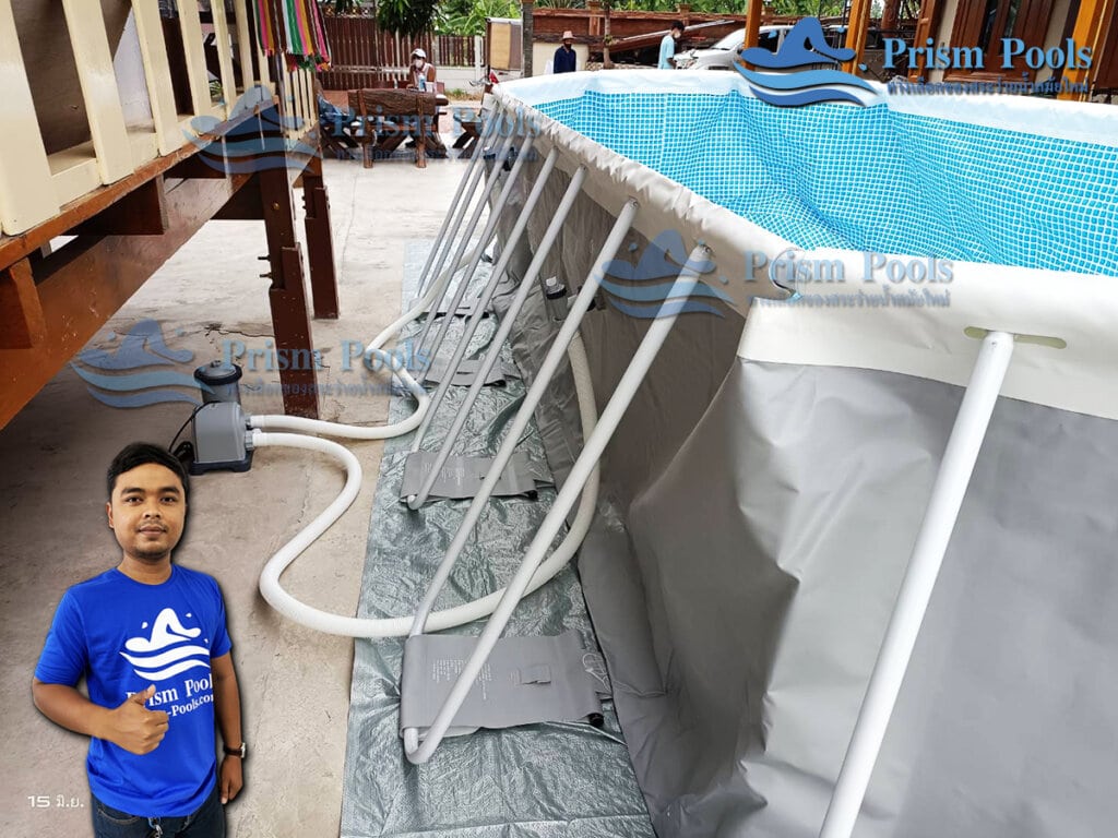 สระว่ายน้ำสำเร็จรูป INTEX Prism Oval 20 ฟุต รุ่น 26798 - 21